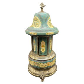 Vintage Reuge Musical Lipstick Carousel, Italy