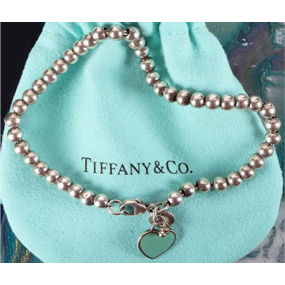 Tiffany & Co Sterling Silver Ladies Bracelet with Bag