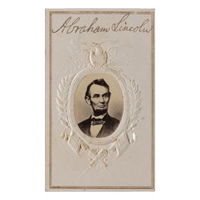 Abraham Lincoln Signed CDV