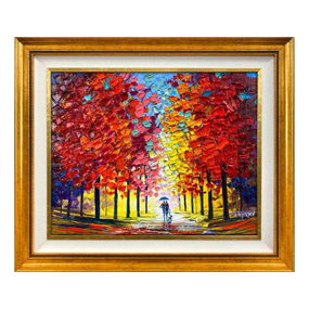 Slava Ilyayev, Framed Original Oil Painting on Canvas, Hand Signed with Letter of Authenticity