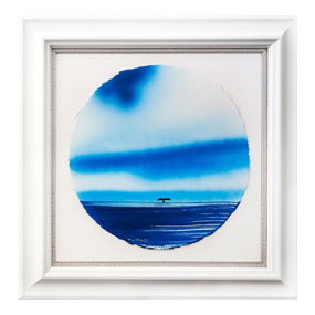 Wyland- Original Watercolor Painting on Deckle Edge Paper “Fluke”