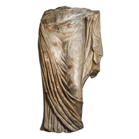 Beautiful Roman Marble Statue of Muse Calliope