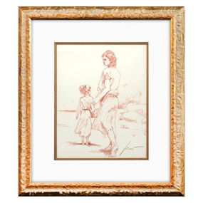 Pino (1939-2010)- Original Drawing on Paper “Untitled”