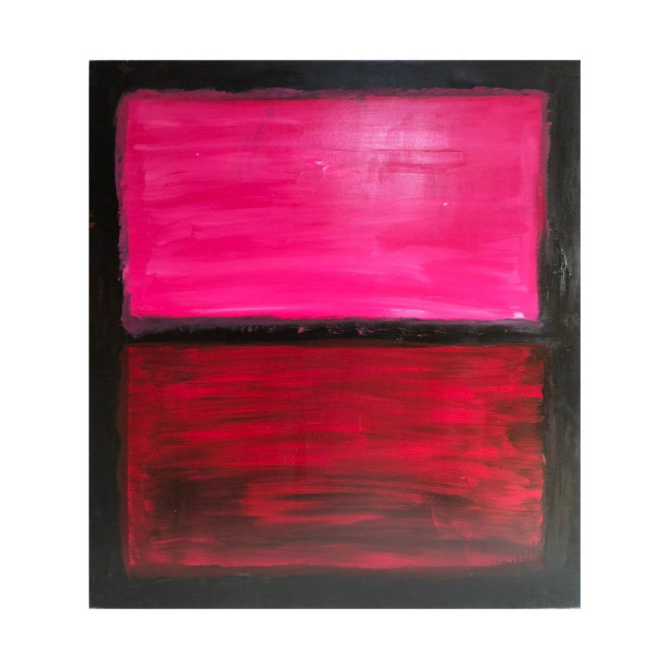 Mark Rothko Russian 1903 - 1970 Oil on Canvas painting in the style of. Pollock, Kline, Abstract Era