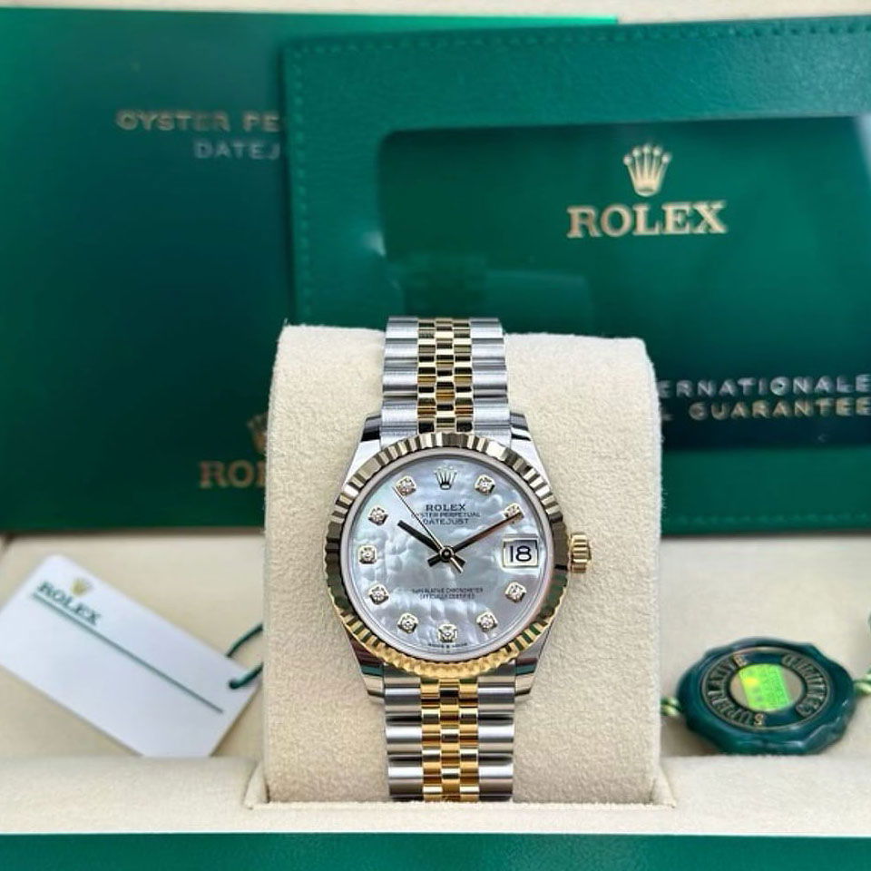 Brand New Rolex 31mm Mother of Pearl Dial Oysterperpetual Rolex