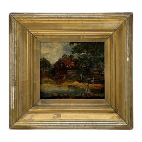 John Constable (England, 1776-1837) Oil on Board