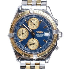 Breitling Men's <br>Two-Tone Chronomat Wristwatch