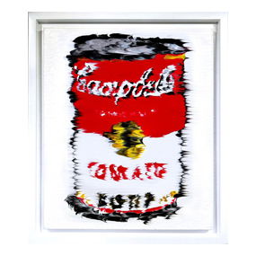 “Hommage to Andy Warhol” by Alex Sastoque (Colombia, b.1983) Oil and Acrylic on Canvas