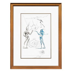 Salvador Dali- Original Lithograph “The Lovers Condemned”