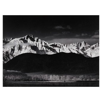 Ansel Adams (1902-1984); Winter Sunrise, Sierra Nevada