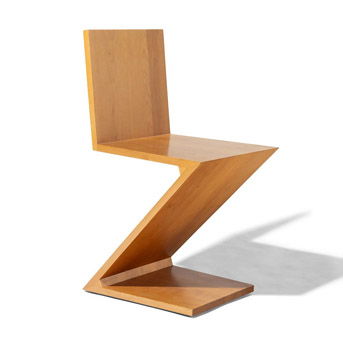Gerrit Rietveld (Dutch, 1888-1964) Zig Zag Chair for Cassina