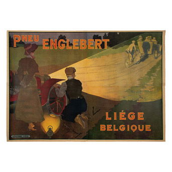 Artist Unknown Englebert Tires Advertising Poster