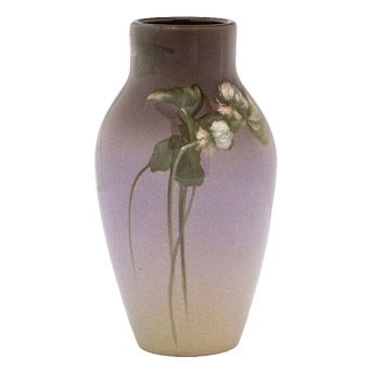 A Rookwood Iris Glaze Vase by Fred Rothenbusch