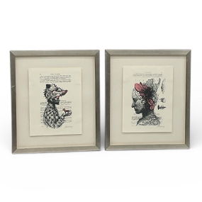 Roberto Fabelo (Cuba, b.1975) Set of 2 Lithographs