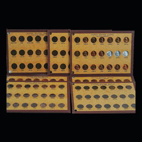 1909-1958 Complete Set of Lincoln Wheat Pennies W/Extra Coins (147 Coins)