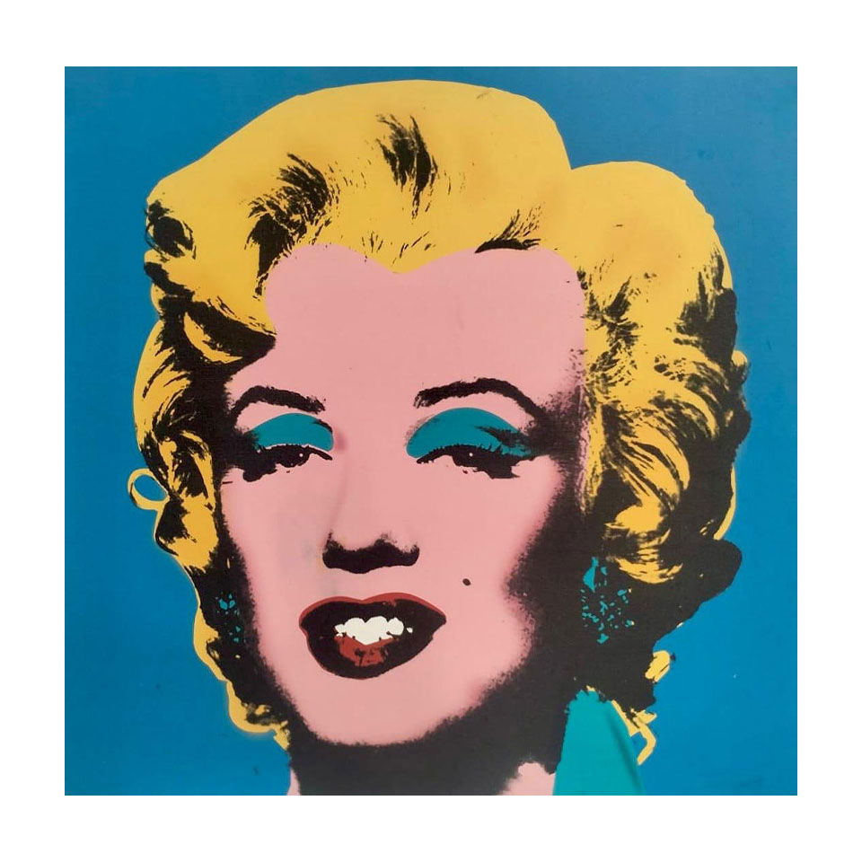 Andy Warhol 1928-1987 Silkscreen/Canvas in the style of. Warhol & Haring Pop Art