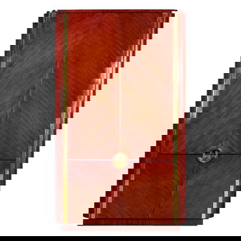 Karl Springer (1931-1991) Special Order 'Oval Cabinet' circa 1985