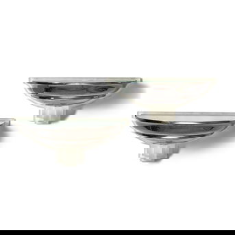 Karl Springer (1931-1991) Pair of 'Spun Shaped' Wall Sconces circa 1980