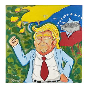 Manifest Destiny: The Gilded Dream by Jose Terrero Oil on Canvas