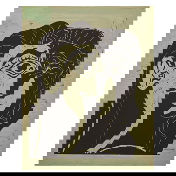 Pablo Picasso <br>(Spanish, 1881–1973) Portrait de Jacqueline de Face. I, 1961