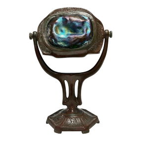 Tiffany Studios Zodiac Bronze Turtle Back Desk Lamp #541