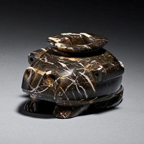 An Egyptian Andesite Frog Vessel, Predynastic Period, Late Naqada I to Late Naqada II, Circa 3700
