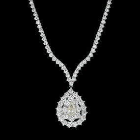 18K Gold 14.75cts Diamond Necklace