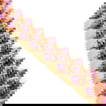 Hammerman Brothers: An 18k Rose Gold and Pink Sapphire Bracelet