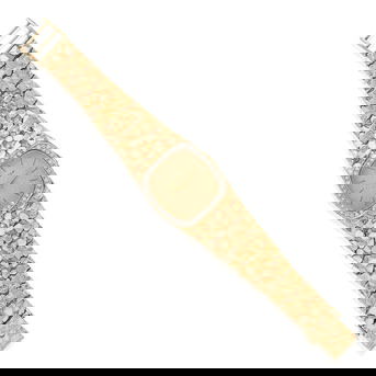 Omega: A 14k Gold and Diamond Wristwatch