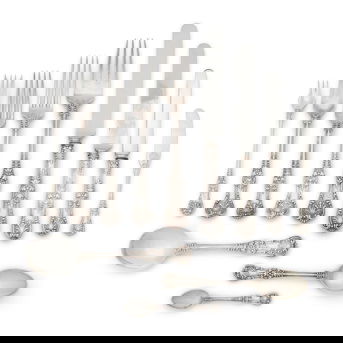 Tiffany & Co. 'English King' Sterling Silver Flatware Service