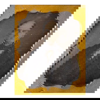 Washington, Augustus. Sixth Plate Daguerreotype Portrait of a Man