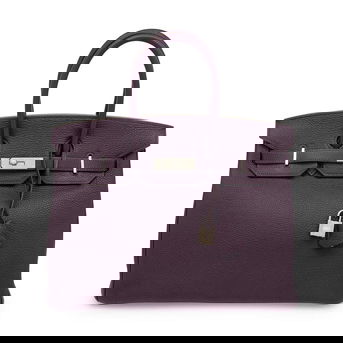 Hermès, Verso Birkin 35 in Raisin Togo & Rouge H Chèvre, 2006