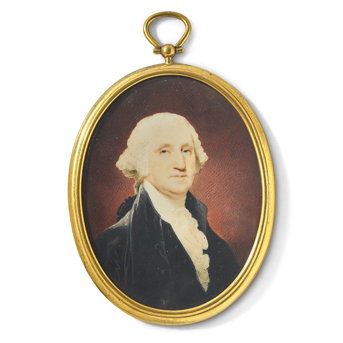 Robert Field <br>(Born England, 1769-1819), A Portrait Miniature of George Washington