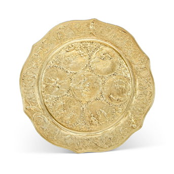 A Continental Silver-gilt Large Sideboard Dish Circa 1830