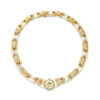 Bulgari Diamond 'Doppio Cuore' Necklace