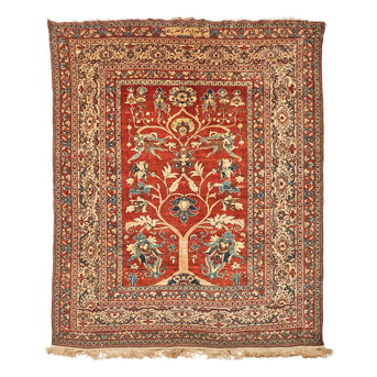 Silk Heriz Rug 5 ft. 2 in. x 6 ft. 8 in.