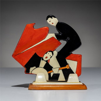 Clarice Cliff (English, 1899–1972) Age of Jazz 4
