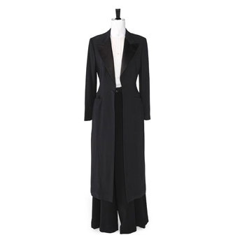A Ralph Lauren Purple Label Black Evening Tailcoat and Pants