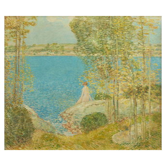 Childe Hassam (American, 1859-1935) The Bather (The Bather I), 1904