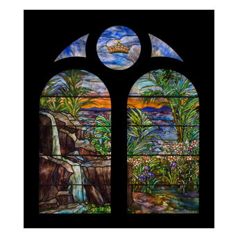 Tiffany Studios 'The Boyd Family Memorial Window (The Falls)'