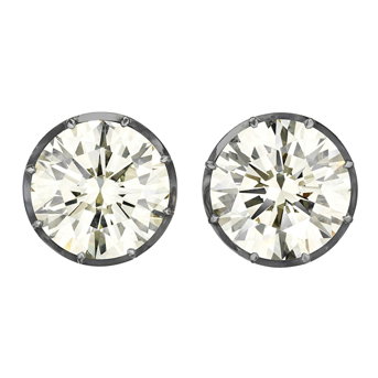 Fred Leighton Diamond Earrings