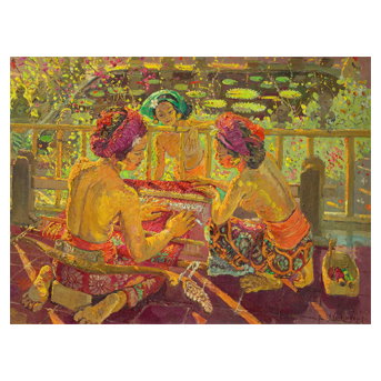 Adrien-Jean Le Mayeur de Merprès (1880-1958) Ladies at Work