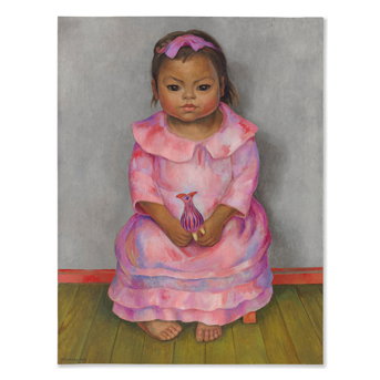 Diego Rivera (1886-1957) Niña con gallito