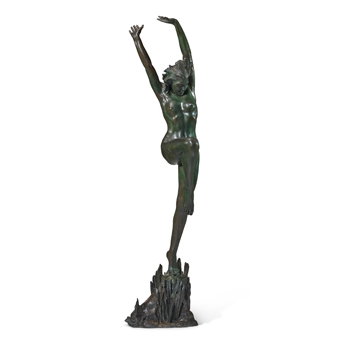 Harriet Whitney Frishmuth (1880-1980) Joy of the Waters (Joie de l'eau)