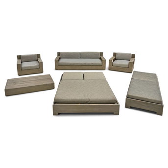 Restoration Hardware Belvedere Teak Outdoor Furniture Set
