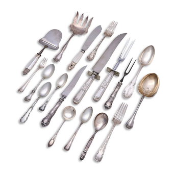 Assorted Sterling Silver Flatware and Serving Pieces