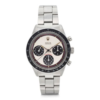 Rolex. A Highly Coveted and Iconic Stainless Steel Chronograph Wristwatch With 'Paul Newman' Dial