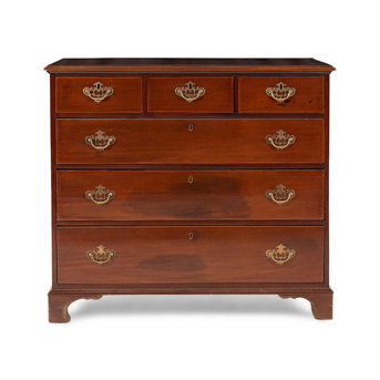 A George III Mahogany Chest of Drawers Late 18th Century