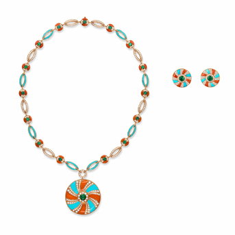 Bulgari Set of Multi-Gem and Diamond Jewelry