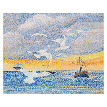 Yvonne Canu (French, 1921–2007) Les Mouettes